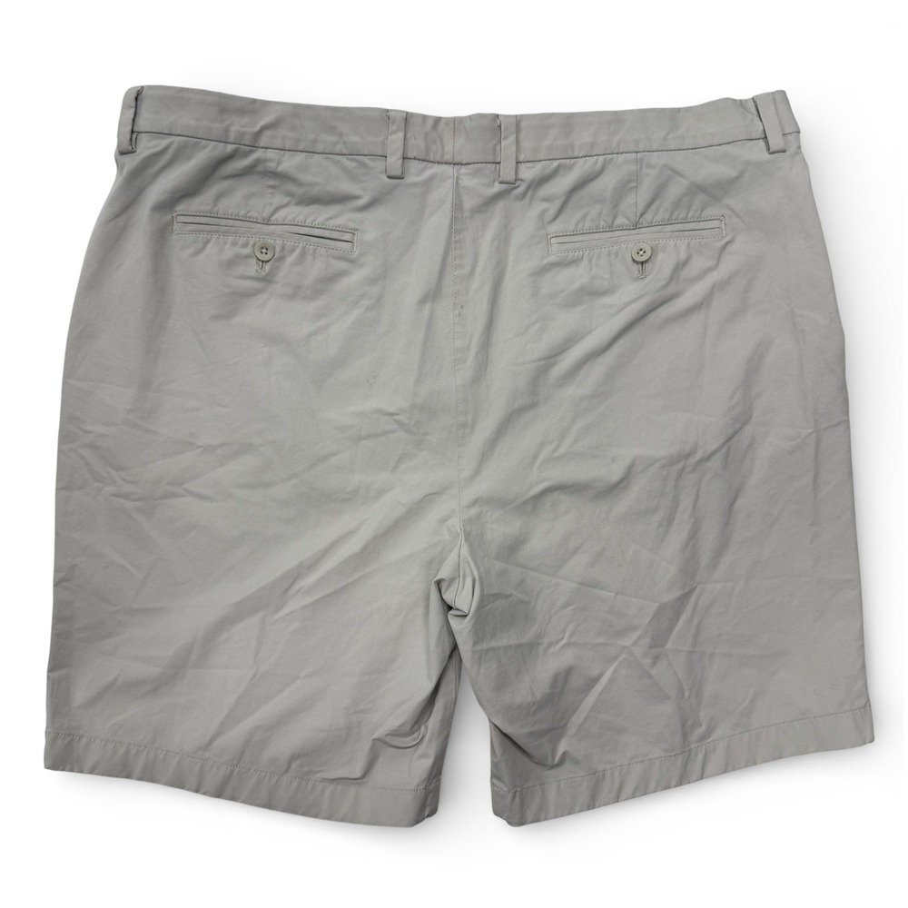 Vineyard Vines On The Go Shorts Men 40 OTG Light Gray Cotton Blend Stretch Chino - Picture 2 of 10